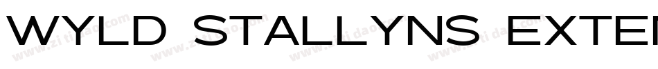 Wyld Stallyns Extended字体转换